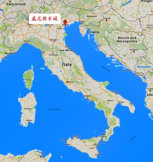 威尼斯离意大利多远路程（威尼斯在意大利的位置地图）